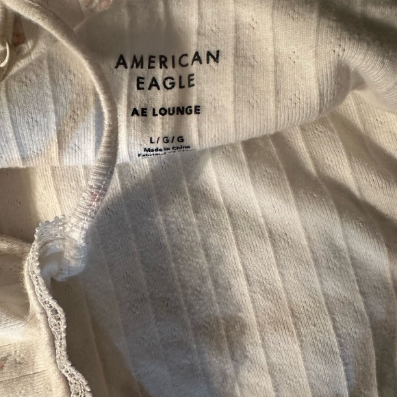 American Eagle Outfitters Cream Pajama Set - Picture 4 of 4